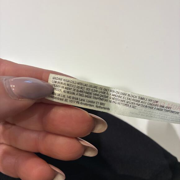 Free People FP Movement Black Way Back Convertible One Piece Small - Picture 6 of 11